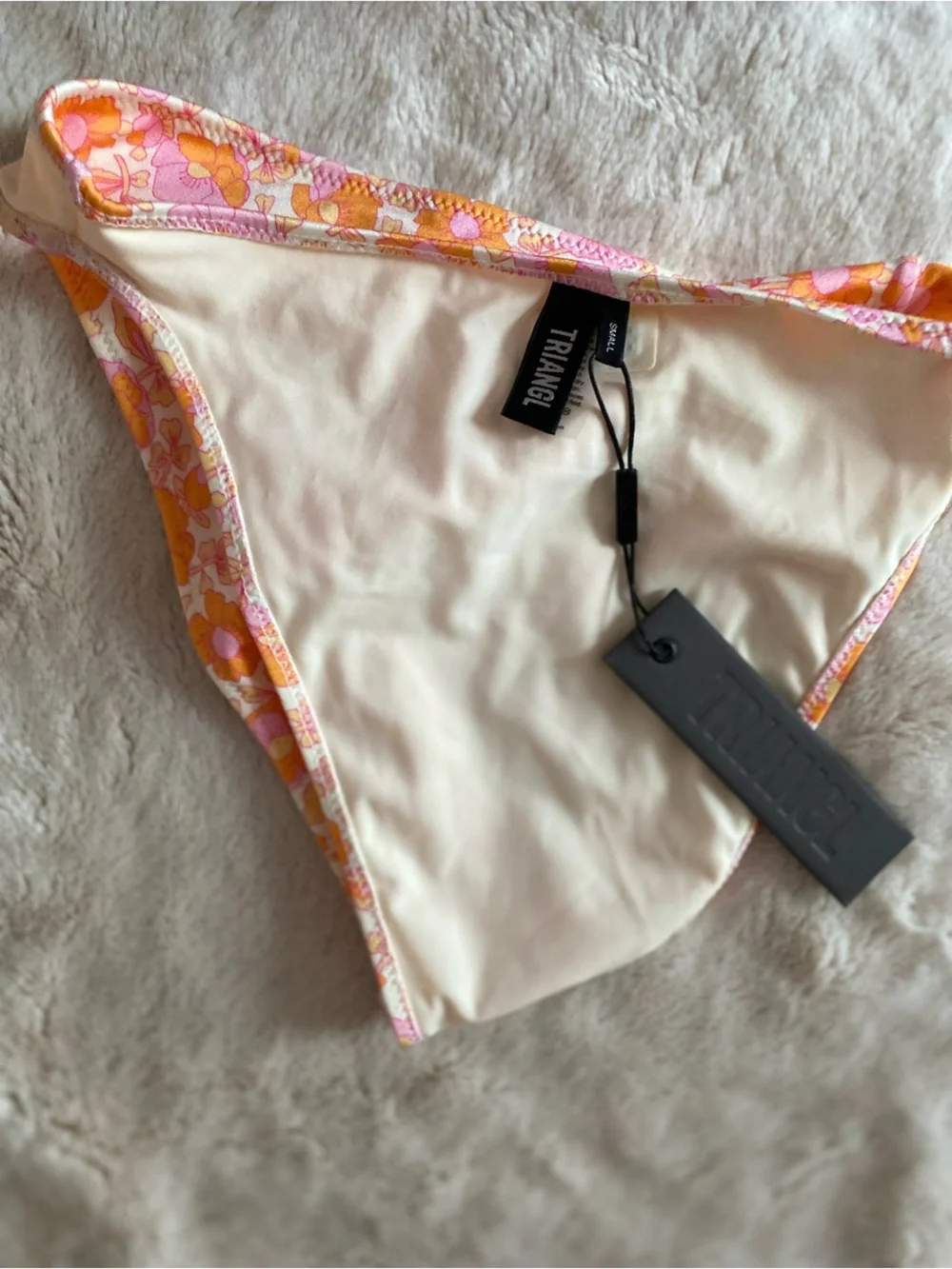 Triangle Swimwear floral print underwire bikini set
